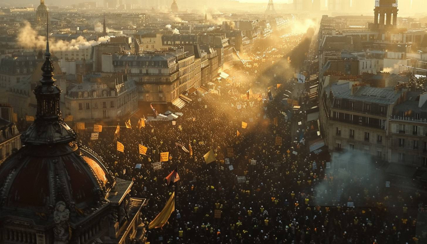 Éco - Analyse de l'évolution du mouvement des Gilets Jaunes en région parisienne
